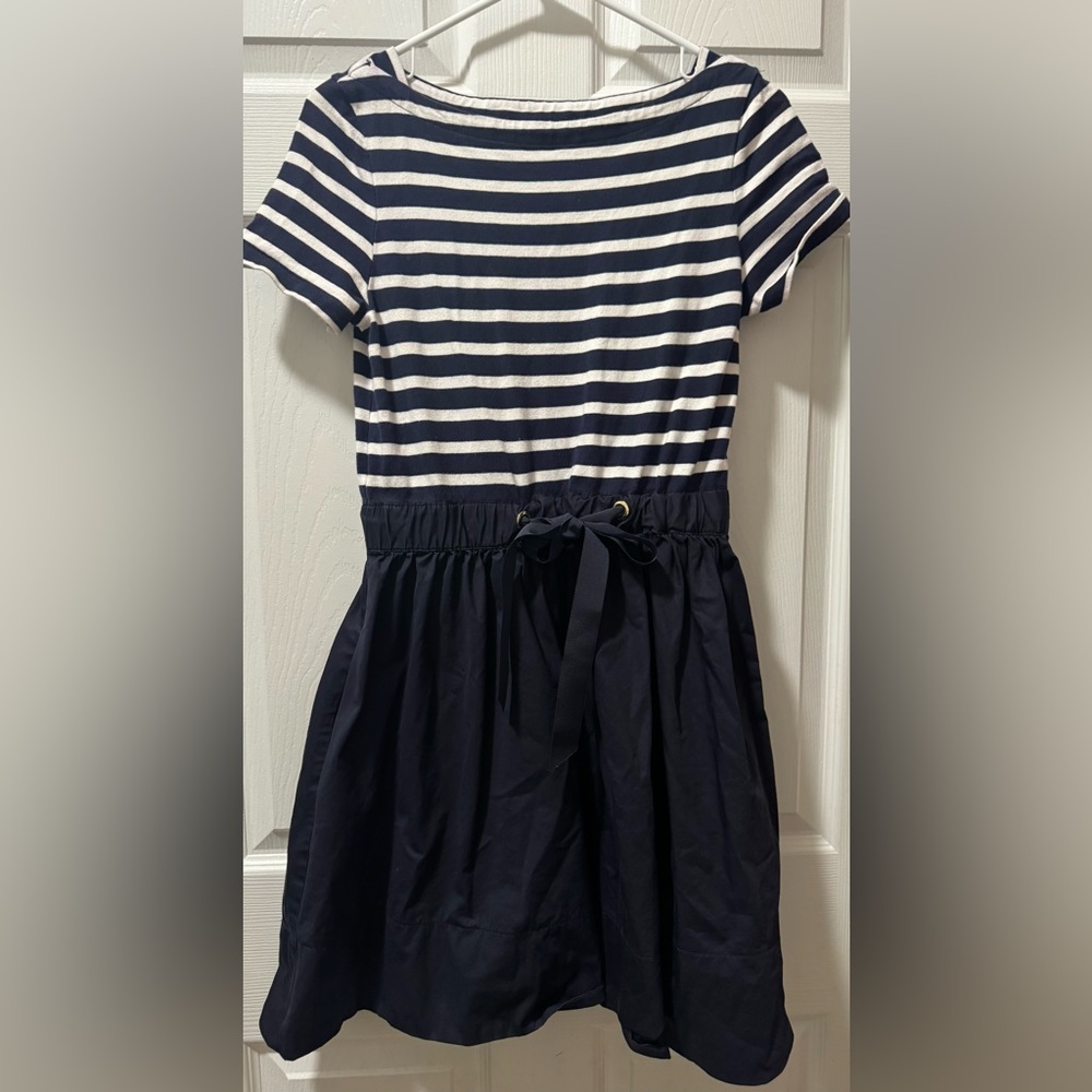 Kate Spade Navy and White Striped Casual Dress